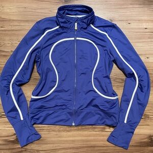 lululemon athletica Blue Track Jacket